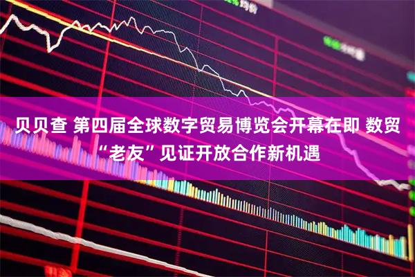 贝贝查 第四届全球数字贸易博览会开幕在即 数贸“老友”见证开放合作新机遇