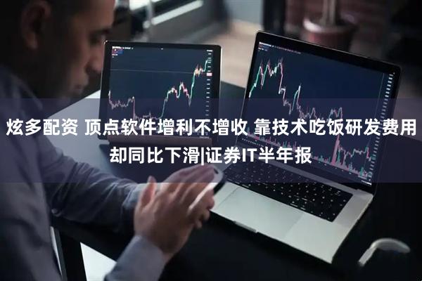 炫多配资 顶点软件增利不增收 靠技术吃饭研发费用却同比下滑|证券IT半年报
